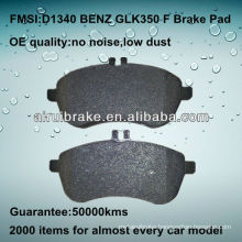 D1340 OE QUALITY low metal car disc brake pad for BENZ GL350/GLK350